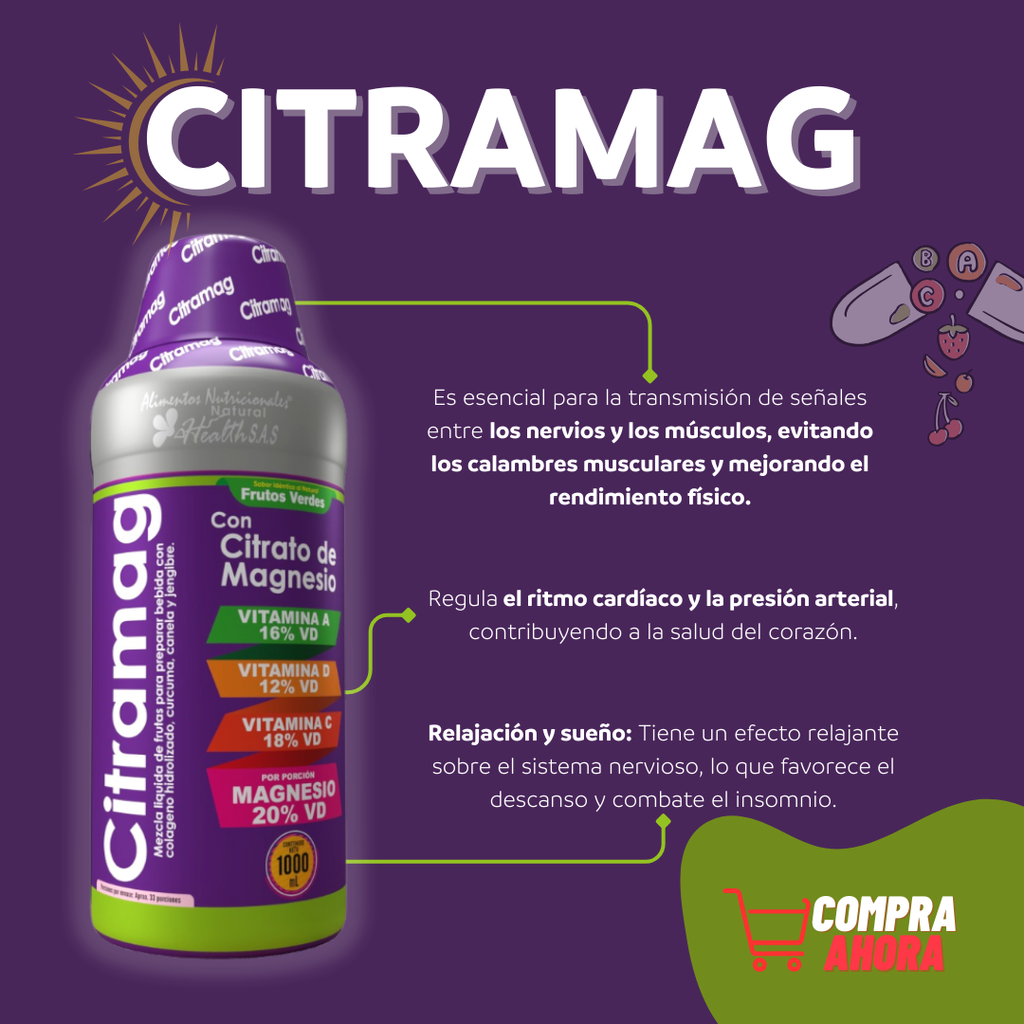 Citramag De Magnesio Liquido X1000 Inv