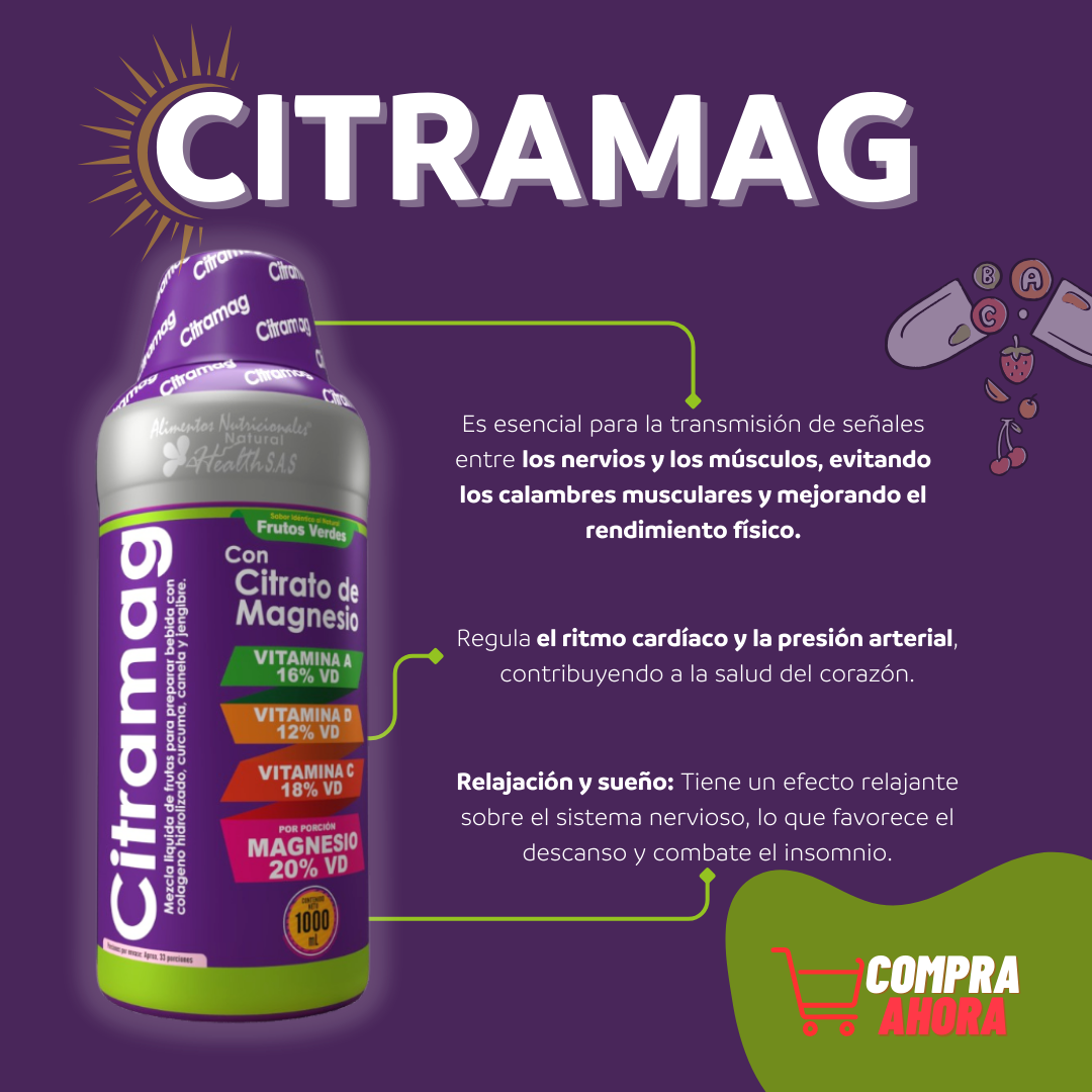 Citramag De Magnesio Liquido X1000 Inv